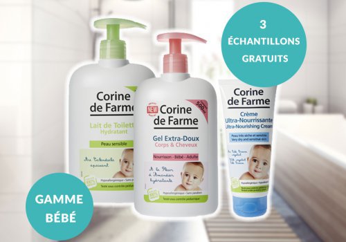 Gel Lavant Hydratant Extra-doux Corps et Cheveux - Corine De Farme